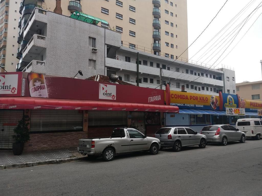 Apto Canto Do Forte - Praia Grande - Local Privilegiado - 100 Metros Da Praia - Internet Inclusa Eksteriør bilde